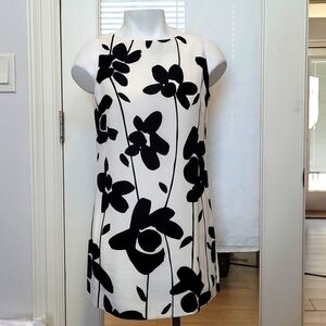 Adrienne Vittadini Silk Floral Tunic Top